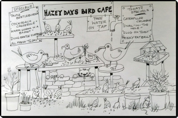 Hazey Days Bird Cafe edit